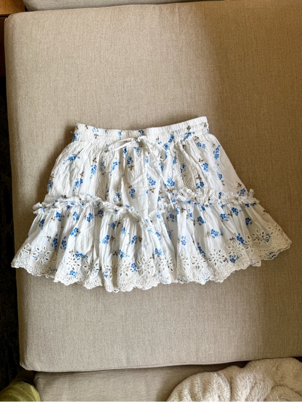 LoveShackFancy Becca Skirt petite